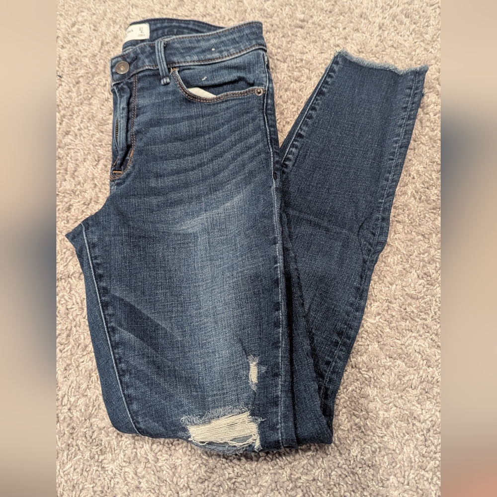 Abercrombie & Fitch Blue Skinny Jeans